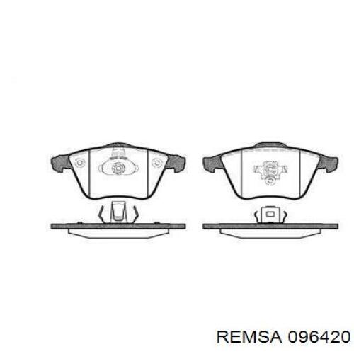 Klocki hamulcowe przednie tarczowe Remsa 096420 cena, od 28,39 USD