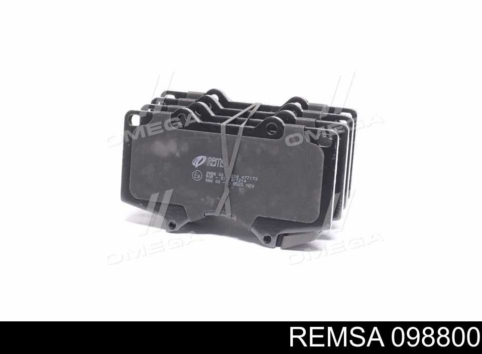 Klocki hamulcowe przednie tarczowe Remsa 098800 cena, od 27,98 USD