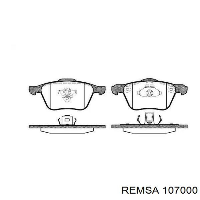 Klocki hamulcowe przednie tarczowe Remsa 107000 cena, od 35,03 USD