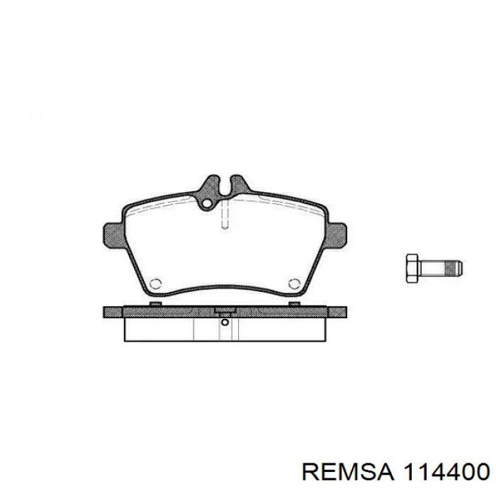 Klocki hamulcowe przednie tarczowe Remsa 114400 cena, od 30,92 USD