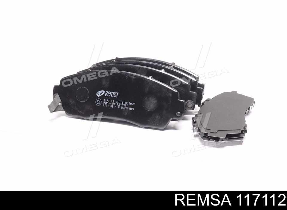 Klocki hamulcowe przednie tarczowe Remsa 117112 cena, od 27,91 USD