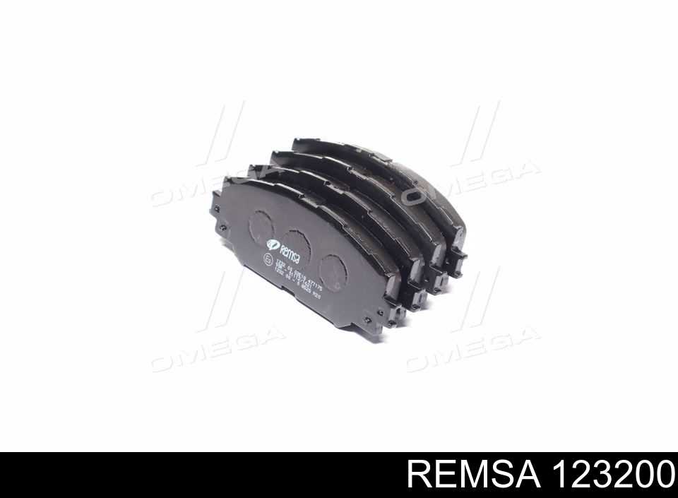 Klocki hamulcowe przednie tarczowe Remsa 123200 cena, od 24,57 USD