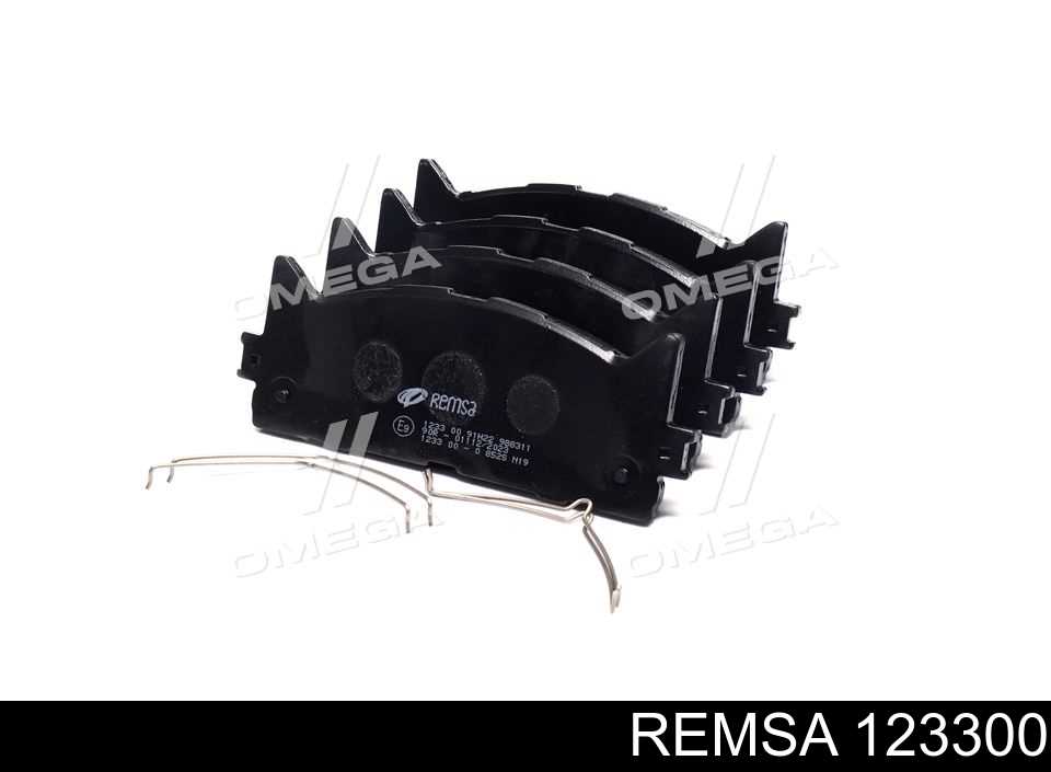 Klocki hamulcowe przednie tarczowe Remsa 123300 cena, od 29,25 USD