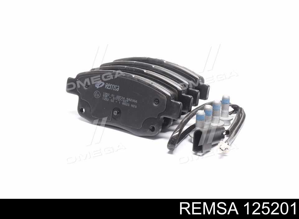 Okładziny (klocki) do hamulców tarczowych tylne Remsa 125201 cena, od 25,90 USD