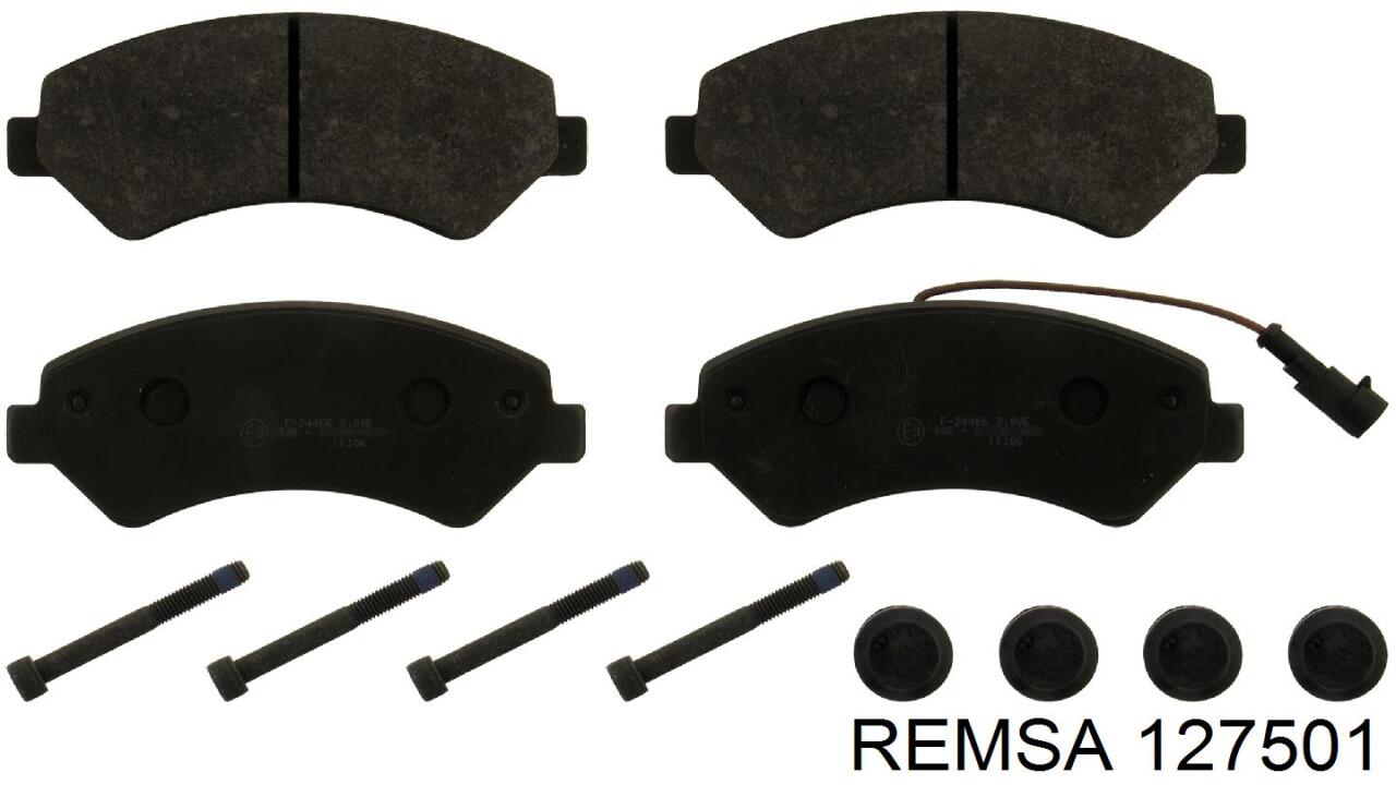 Klocki hamulcowe przednie tarczowe Remsa 127501 cena, od 37,11 USD