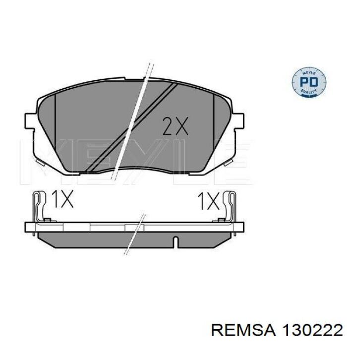 Klocki hamulcowe przednie tarczowe Remsa 130222 cena, od 27,81 USD