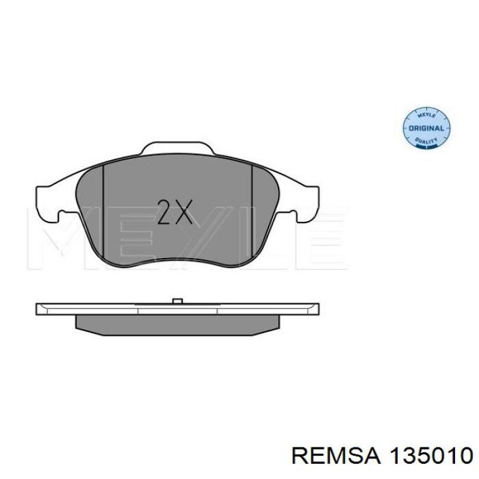 Klocki hamulcowe przednie tarczowe Remsa 135010 cena, od 46,89 USD