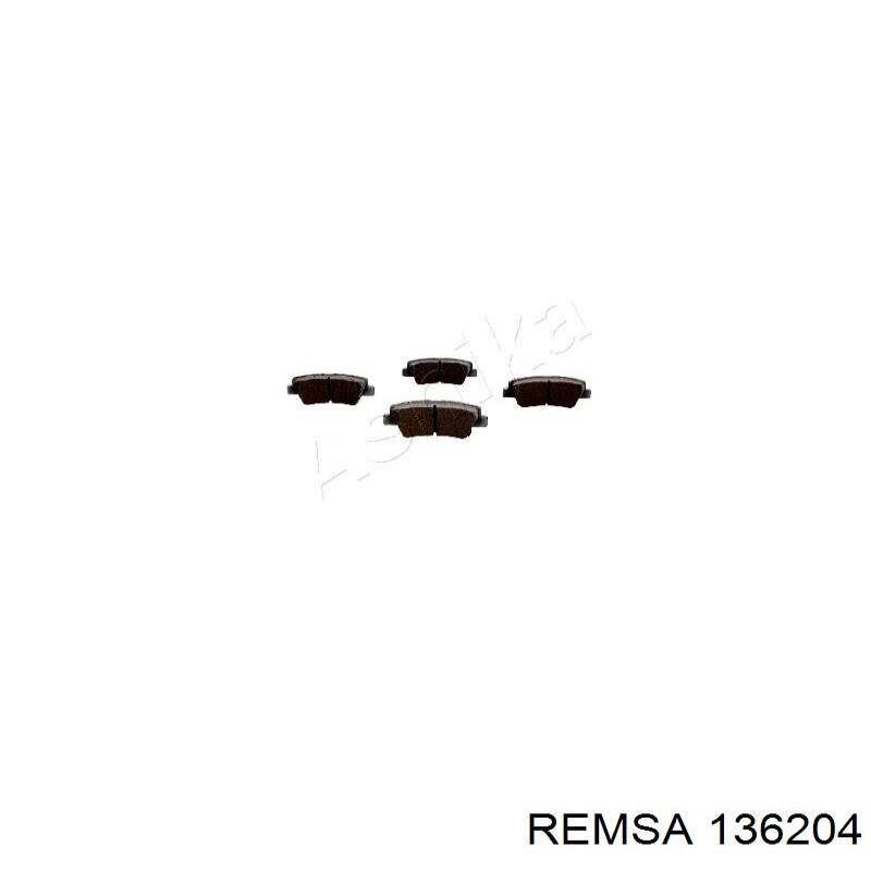 Okładziny (klocki) do hamulców tarczowych tylne Remsa 136204 cena, od 20,68 USD