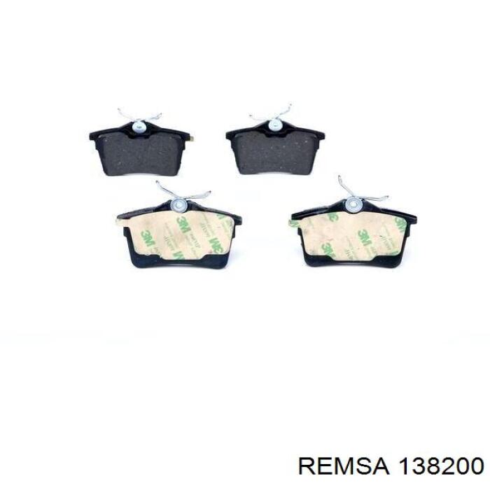 Do koszyka 138200 Remsa Okładziny (klocki) do hamulców tarczowych tylne