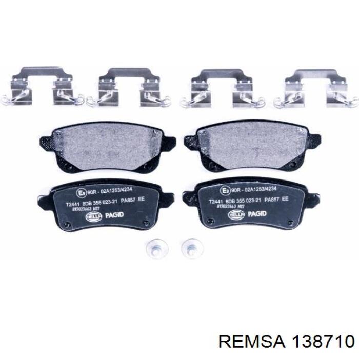 Okładziny (klocki) do hamulców tarczowych tylne Remsa 138710 cena, od 25,44 USD