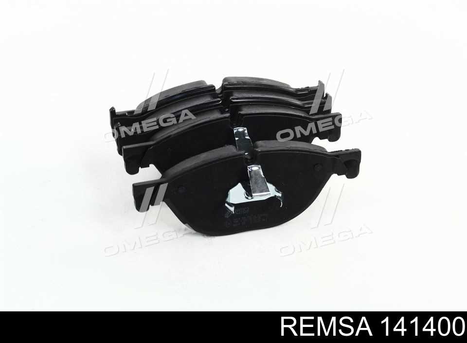 Klocki hamulcowe przednie tarczowe Remsa 141400 cena, od 46,74 USD