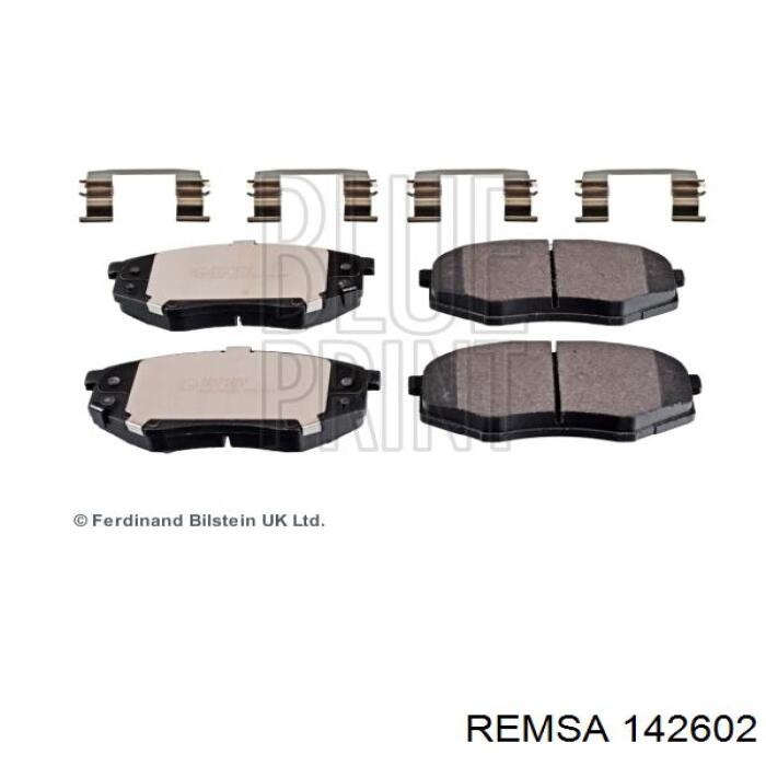 Klocki hamulcowe przednie tarczowe Remsa 142602 cena, od 27,33 USD