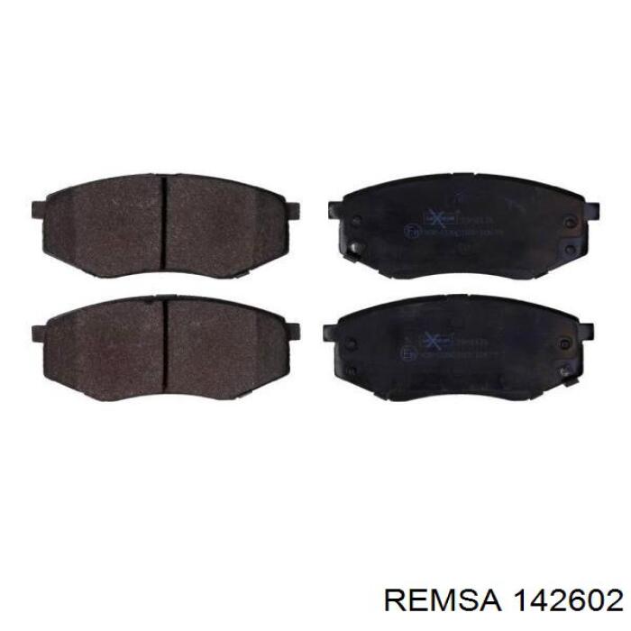 Do koszyka 142602 Remsa Klocki hamulcowe przednie tarczowe