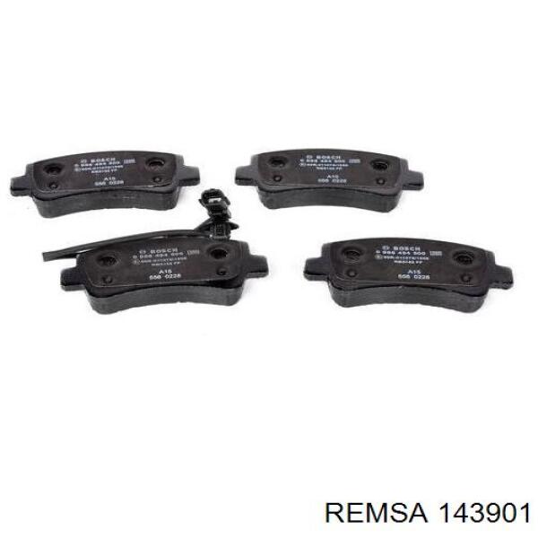 Okładziny (klocki) do hamulców tarczowych tylne Remsa 143901 cena, od 29,20 USD