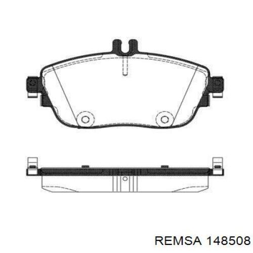 Klocki hamulcowe przednie tarczowe Remsa 148508 cena, od 31,00 USD