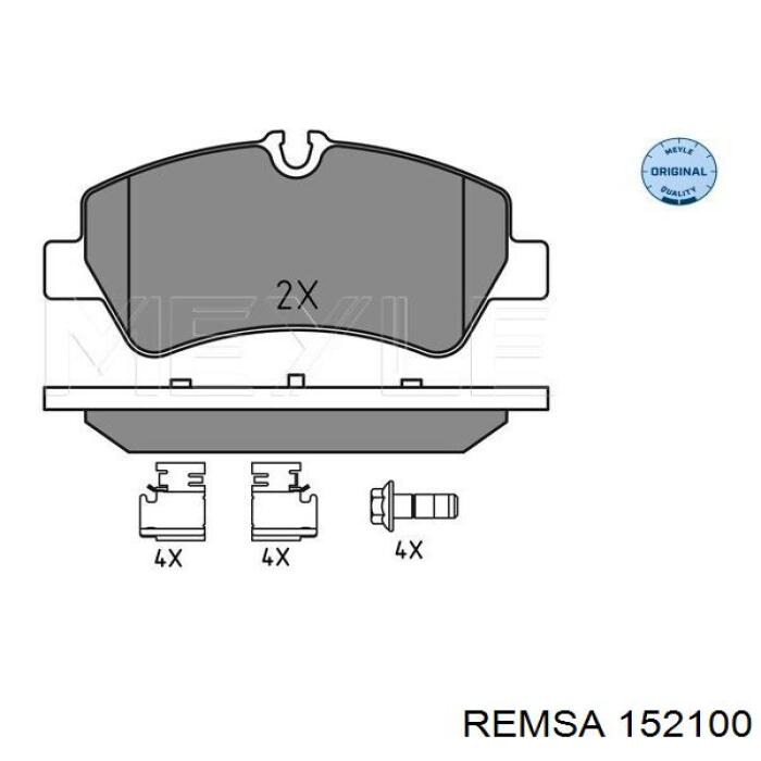 Okładziny (klocki) do hamulców tarczowych tylne Remsa 152100 cena, od 26,22 USD