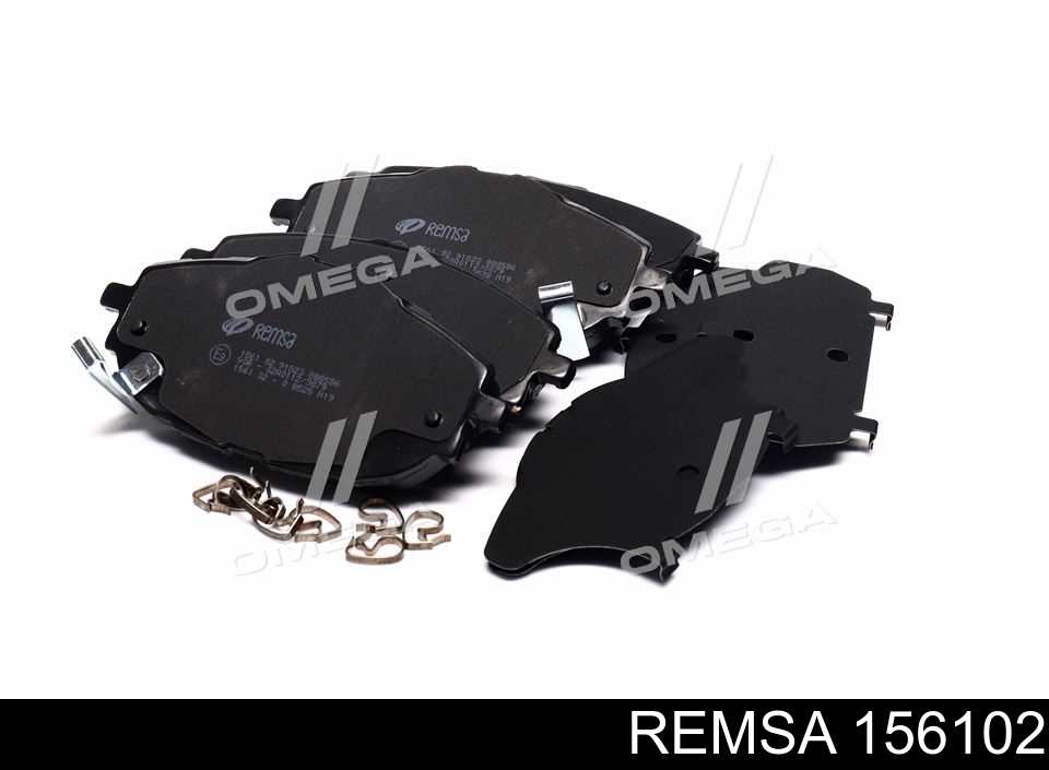 Klocki hamulcowe przednie tarczowe Remsa 156102 cena, od 29,71 USD