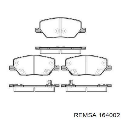 Klocki hamulcowe przednie tarczowe Remsa 164002 cena, od 36,98 USD