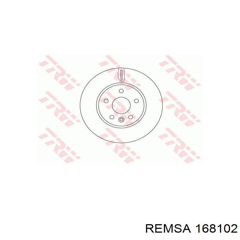 Klocki hamulcowe przednie tarczowe Remsa 168102 cena, od 30,62 USD