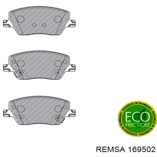 Klocki hamulcowe przednie tarczowe Remsa 169502 cena, od 29,02 USD