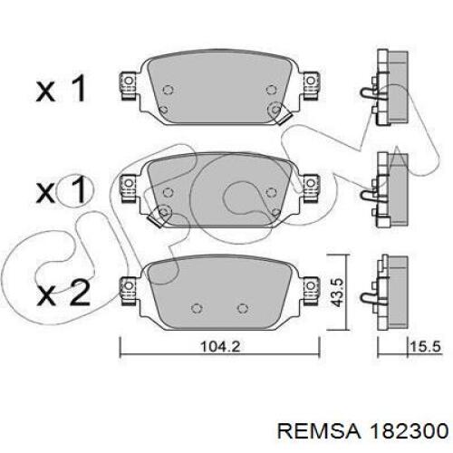 Klocki hamulcowe przednie tarczowe ATE 13046055202 cena, od 54,09 USD