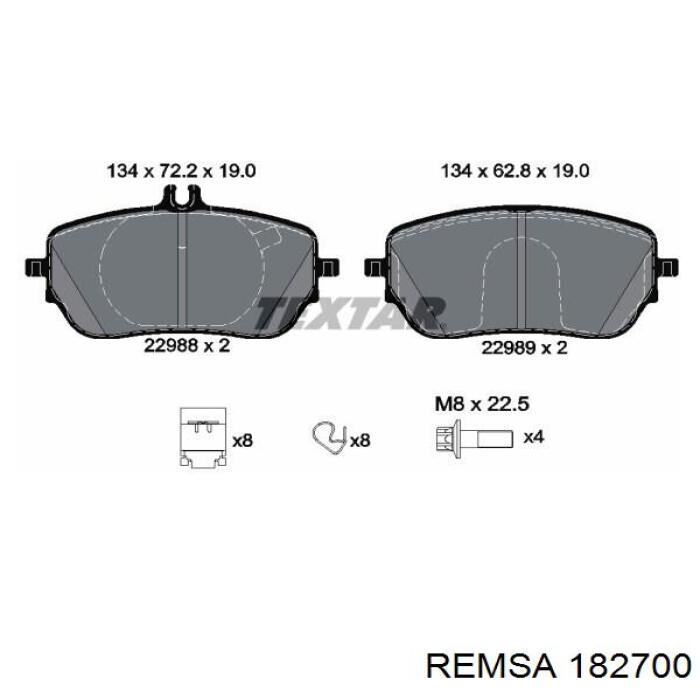 Klocki hamulcowe przednie tarczowe Ford KTJX612K021AED cena, od 26,64 USD