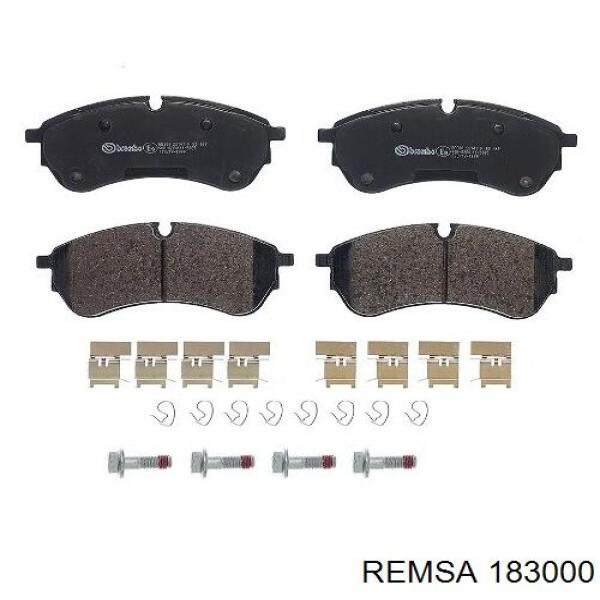 Klocki hamulcowe przednie tarczowe Remsa 183000 cena, od 51,08 USD