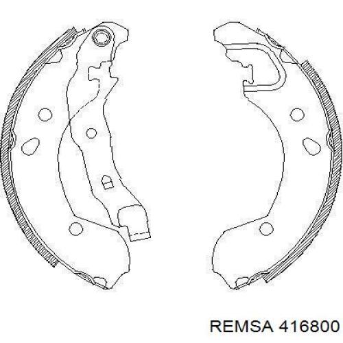 Klocki hamulcowe tylne bębnowe Remsa 416800 cena, od 26,24 USD