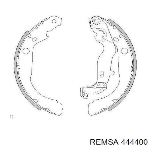 Klocki hamulcowe tylne bębnowe Remsa 444400 cena, od 39,97 USD