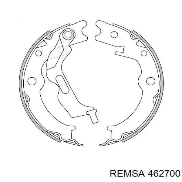 462700 Remsa Klocki hamulca ręcznego