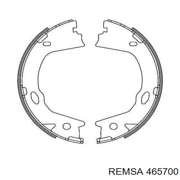 465700 Remsa Klocki hamulca ręcznego