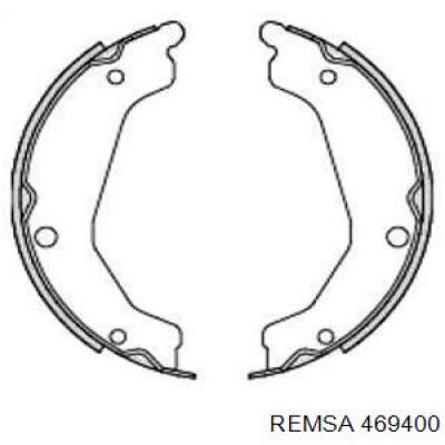 Klocki hamulca ręcznego Remsa 469400 cena, od 34,82 USD