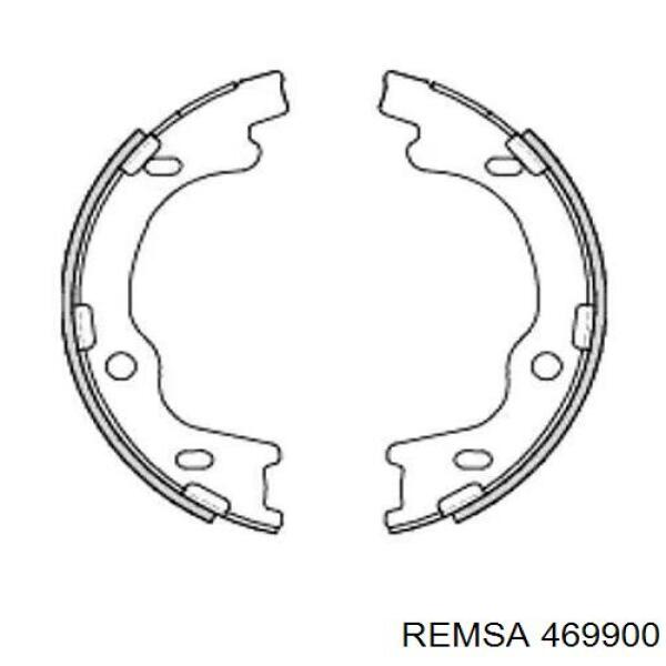 Klocki hamulca ręcznego Remsa 469900 cena, od 30,64 USD