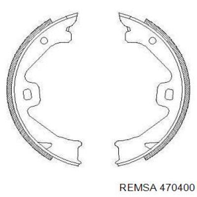 Klocki hamulca ręcznego Remsa 470400 cena, od 33,83 USD