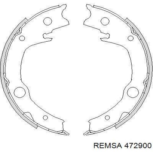 Klocki hamulca ręcznego Remsa 472900 cena, od 24,25 USD