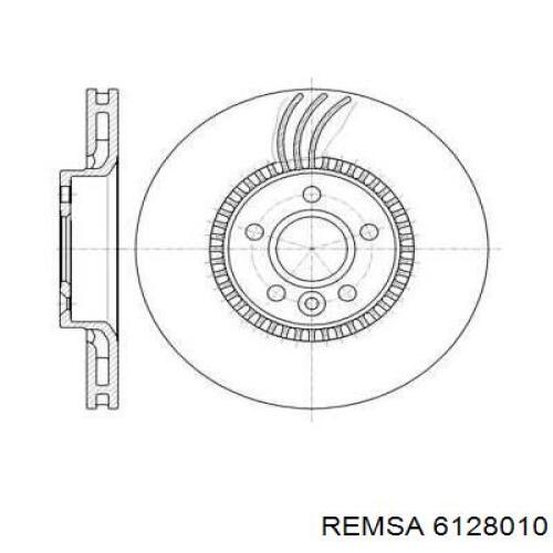 Tarcza hamulcowa przednia Remsa 6128010 cena, od 65,29 USD