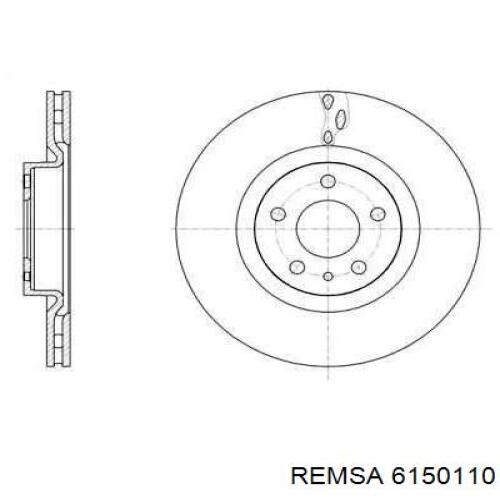 61501.10 Remsa tarcza hamulcowa przednia