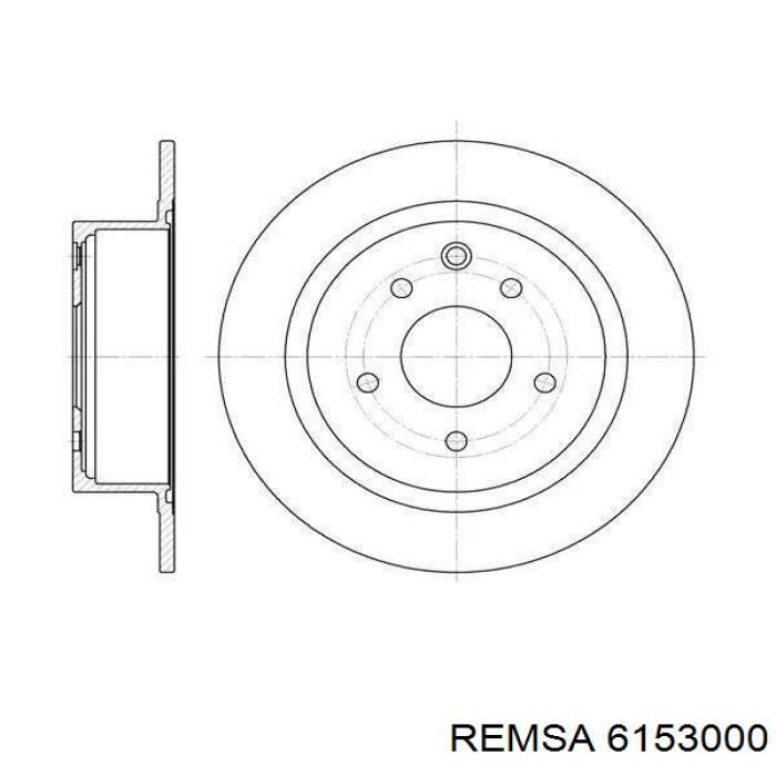 61530.00 Remsa tarcza hamulcowa tylna