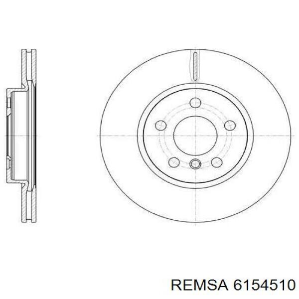 61545.10 Remsa tarcza hamulcowa przednia