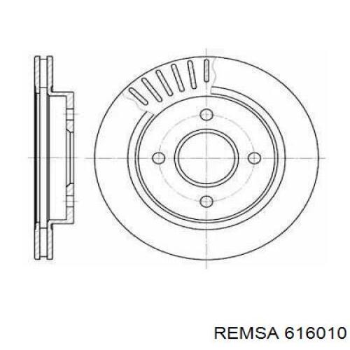 Tarcza hamulcowa tylna Remsa 616010 cena, od 31,27 USD