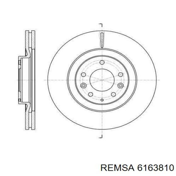 61638.10 Remsa tarcza hamulcowa przednia