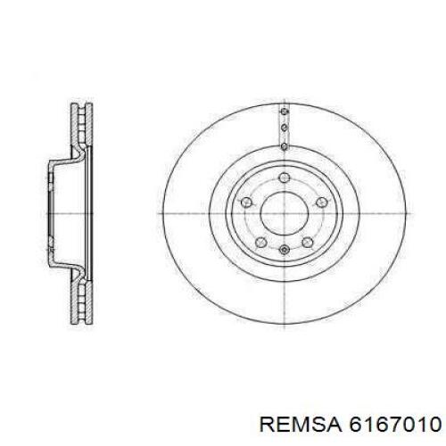 61670.10 Remsa tarcza hamulcowa przednia