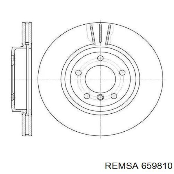 Tarcza hamulcowa przednia Remsa 659810 cena, od 69,91 USD