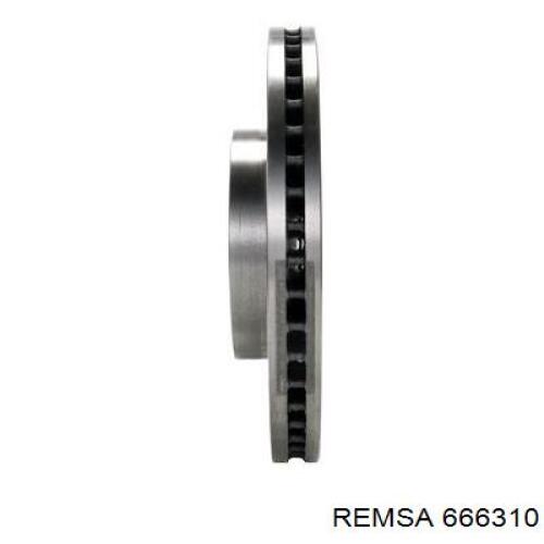 Do koszyka 666310 Remsa Tarcza hamulcowa przednia