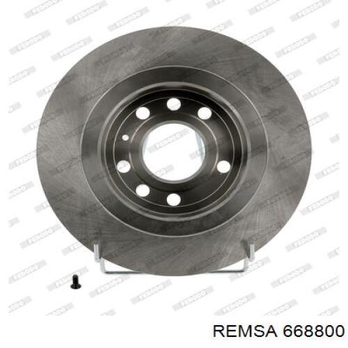 Do koszyka 668800 Remsa Tarcza hamulcowa tylna