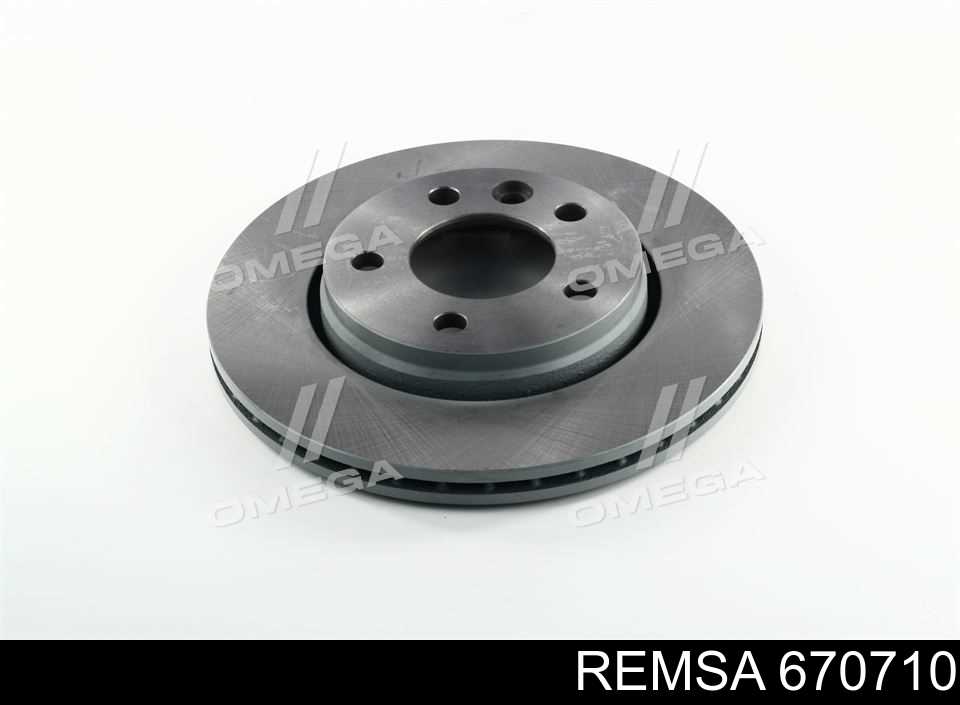 Tarcza hamulcowa tylna Remsa 670710 cena, od 49,38 USD