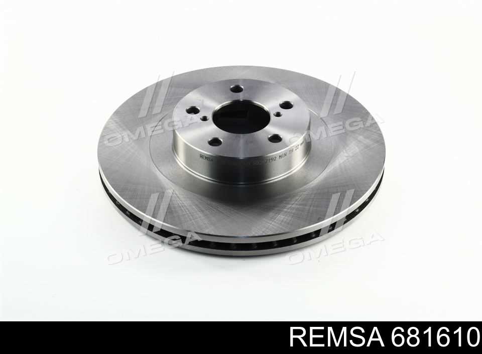 Tarcza hamulcowa przednia Remsa 681610 cena, od 49,66 USD