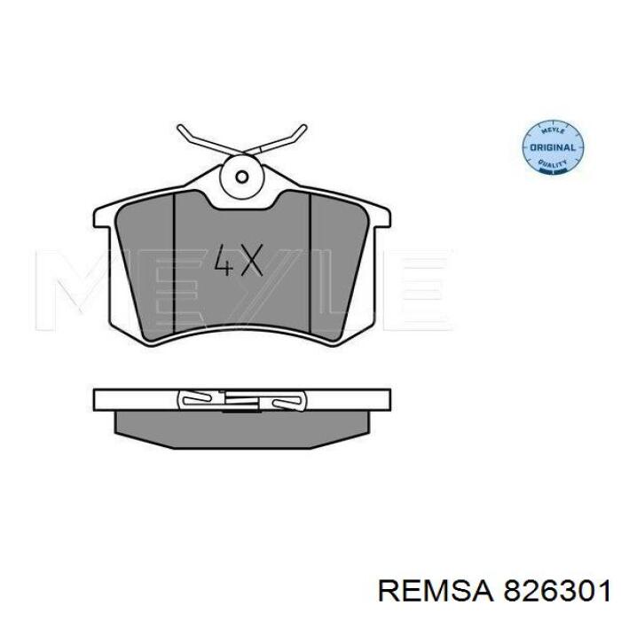 826301 Remsa Tarcza hamulcowa tylna
