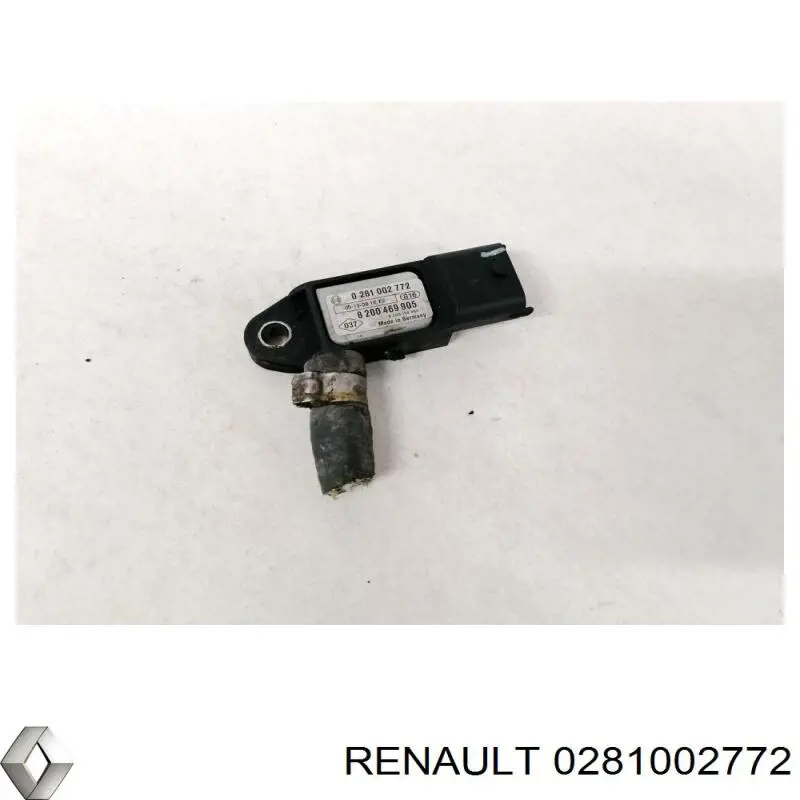 Czujnik ciśnienia spalin 0281002772 Renault (RVI)