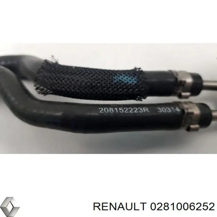 Do koszyka 0281006252 Renault (RVI) Czujnik ciśnienia spalin